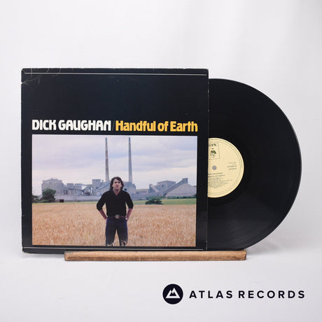 Dick Gaughan Handful Of Earth LP Vinyl Record - Front Cover & Record
