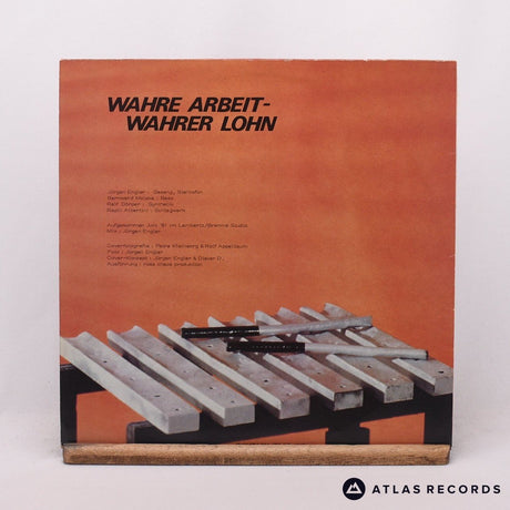 Die Krupps - Wahre Arbeit - Wahrer Lohn - 12" Vinyl Record - VG+/VG+