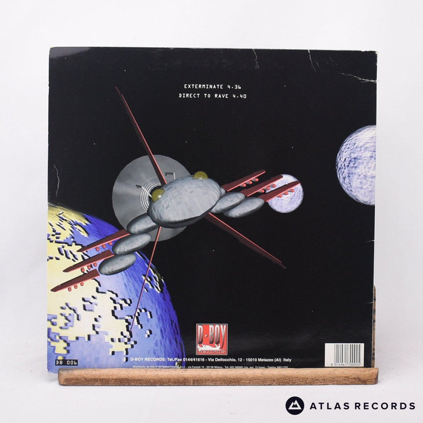 Digital Boy - Exterminate / Direct To Rave - 12" Vinyl Record - VG+/VG+