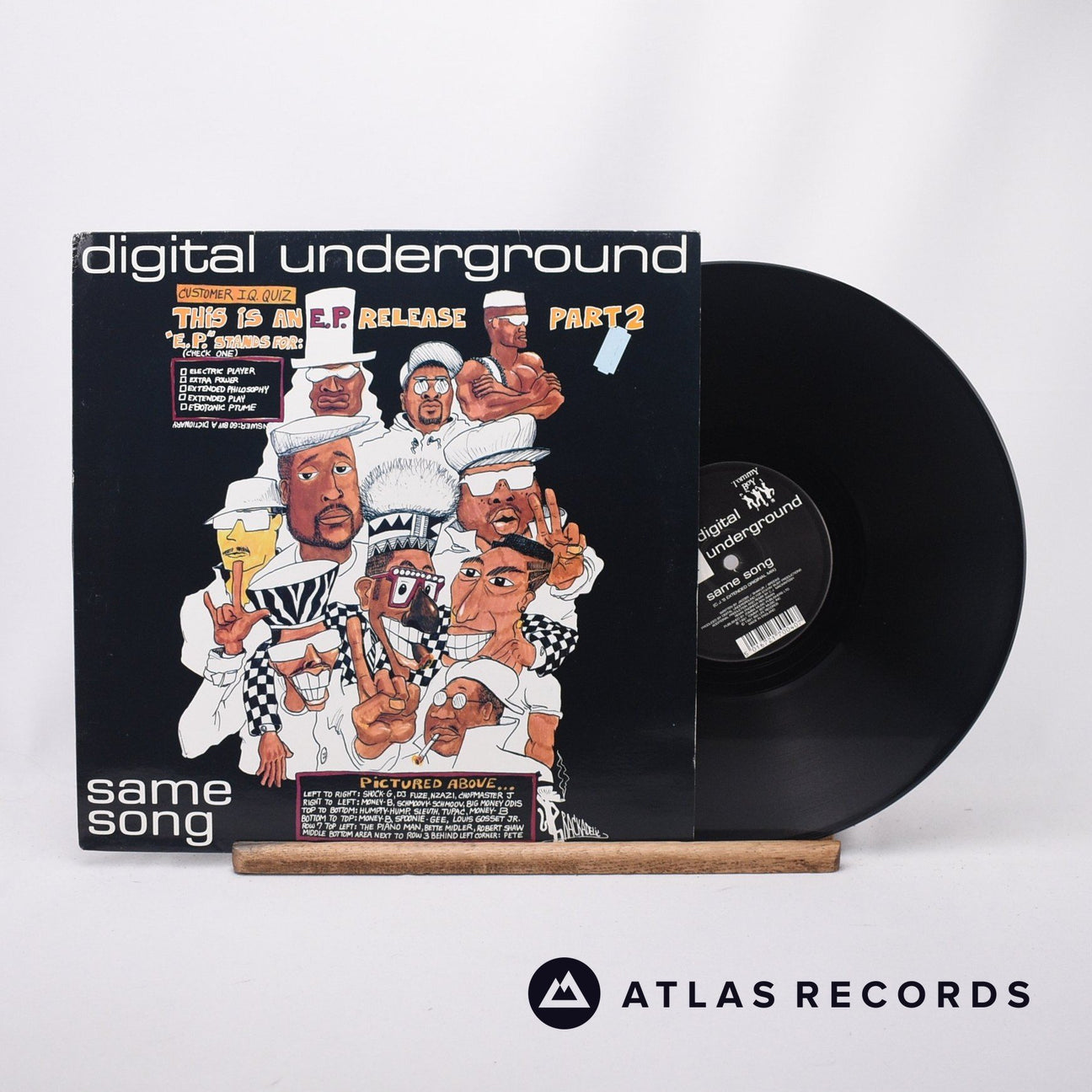 Digital Underground Same Song 12" Vinyl Record - Front Cover & Record