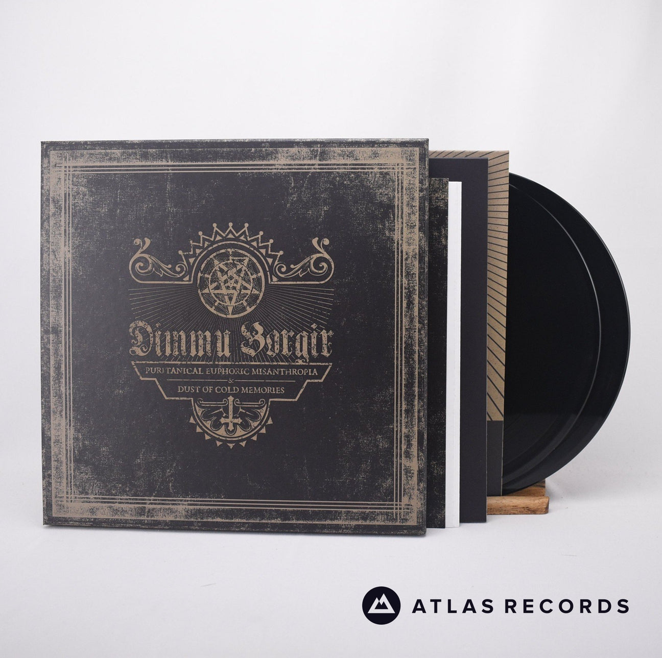 Dimmu Borgir Puritanical Euphoric Misanthropia 3 x LP Box Set Vinyl Record - Front Cover & Record