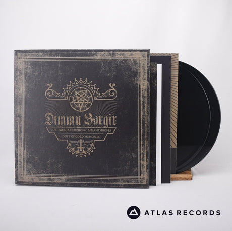 Dimmu Borgir Puritanical Euphoric Misanthropia 3 x LP Box Set Vinyl Record - Front Cover & Record