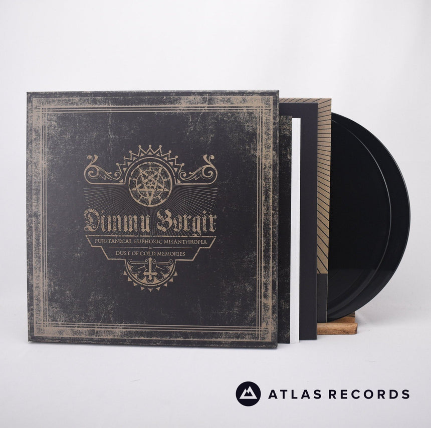 Dimmu Borgir Puritanical Euphoric Misanthropia 3 x LP Box Set Vinyl Record - Front Cover & Record