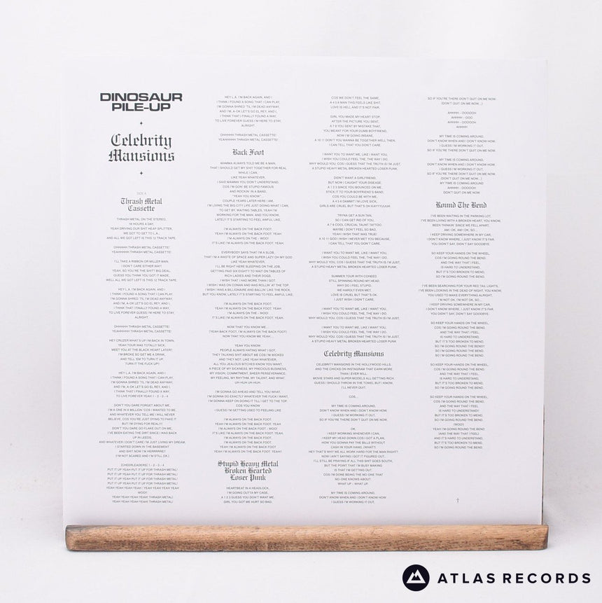 Dinosaur Pile-Up - Celebrity Mansions - Clear A1 B1 LP Vinyl Record - NM/NM