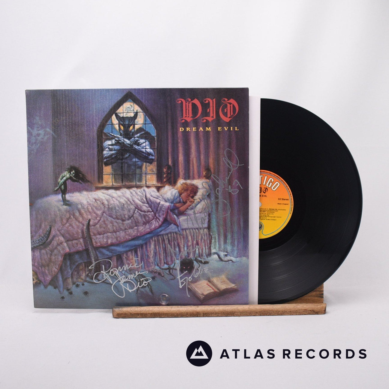 Dio Dream Evil LP Vinyl Record - Front Cover & Record