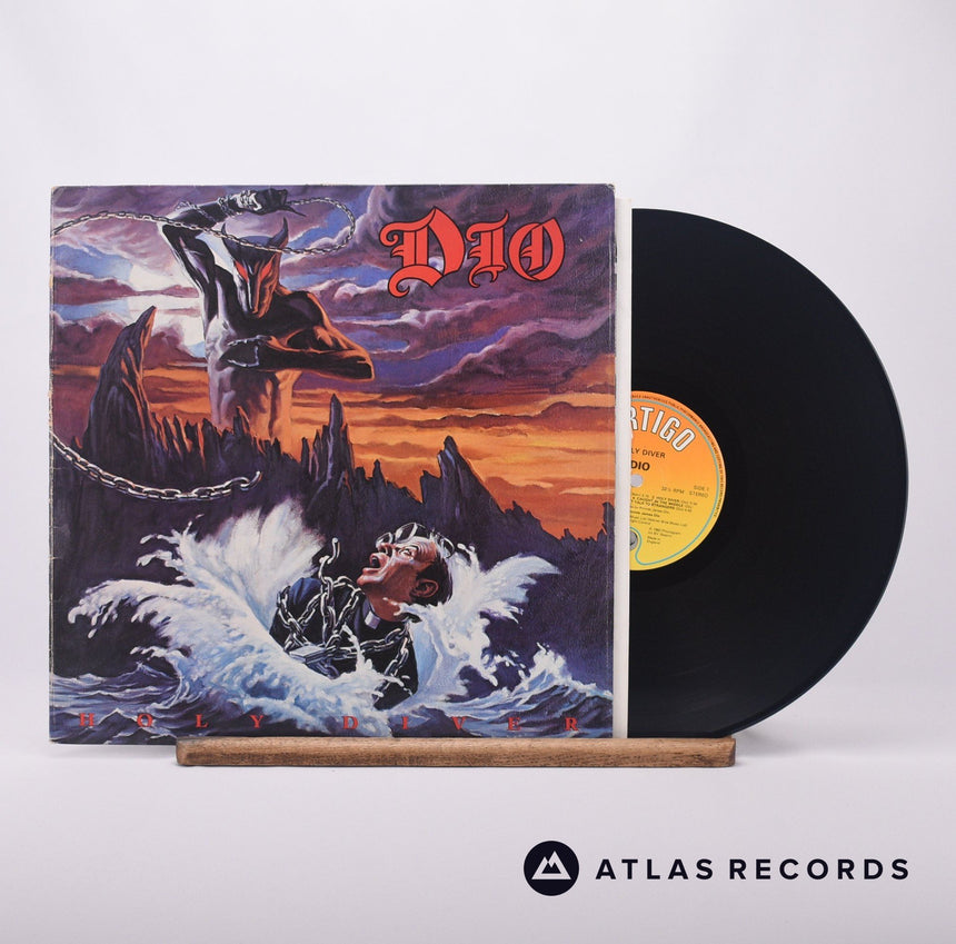 Dio Holy Diver LP Vinyl Record - Front Cover & Record