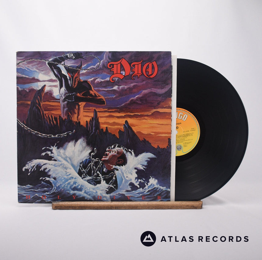 Dio Holy Diver LP Vinyl Record - Front Cover & Record