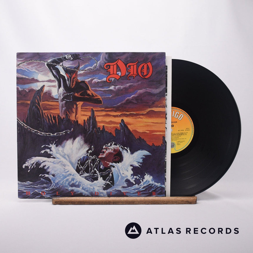 Dio Holy Diver LP Vinyl Record - Front Cover & Record