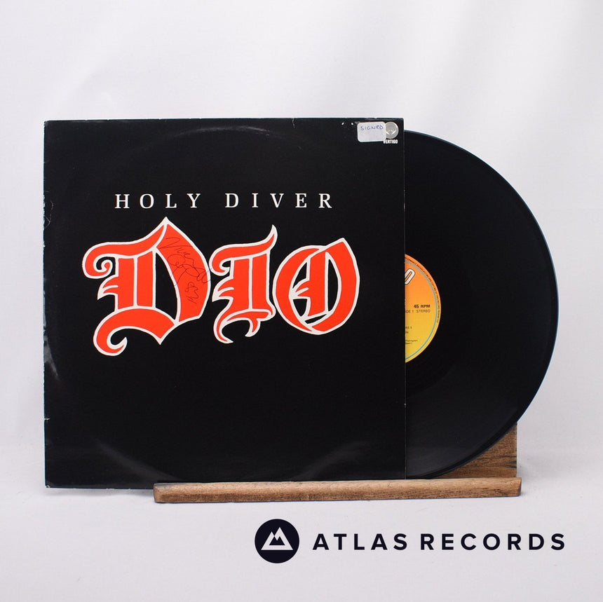 Dio Holy Diver 12" Vinyl Record - Front Cover & Record