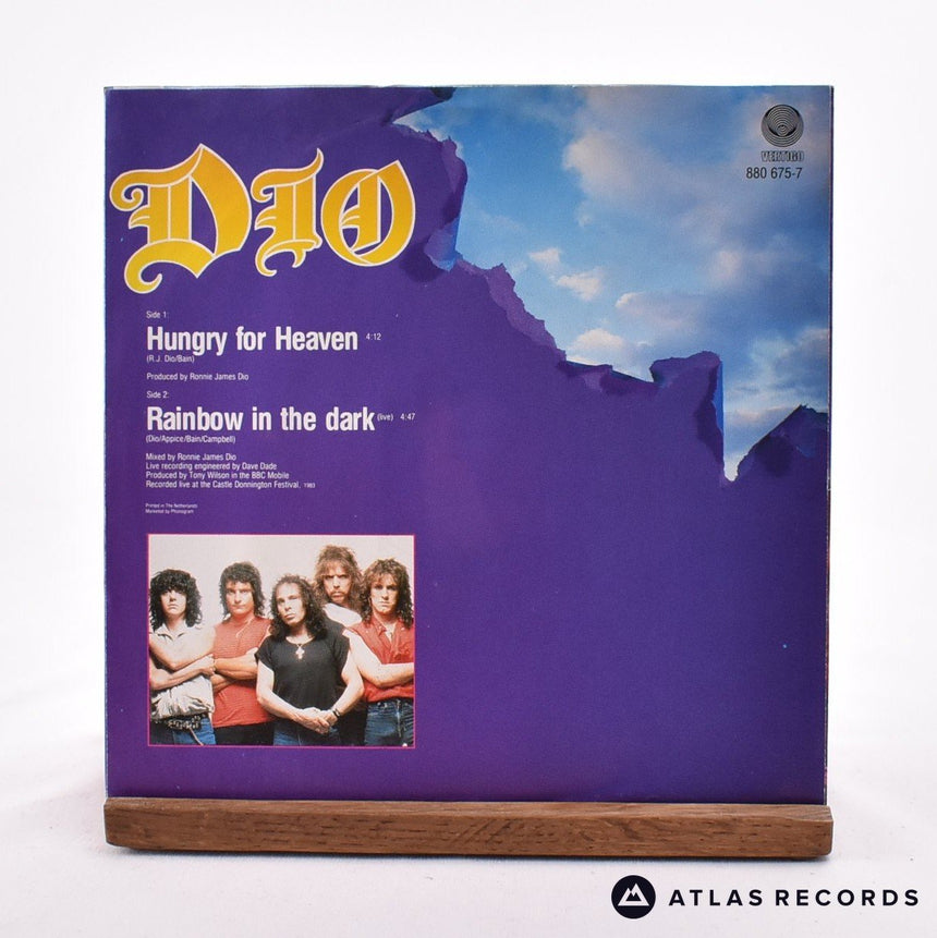 Dio - Hungry For Heaven - Textured Sleeve 7" Vinyl Record - EX/EX