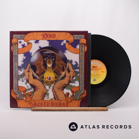 Dio Sacred Heart LP Vinyl Record - Front Cover & Record