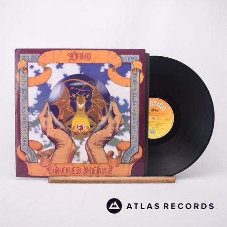 Dio Sacred Heart LP Vinyl Record - Front Cover & Record