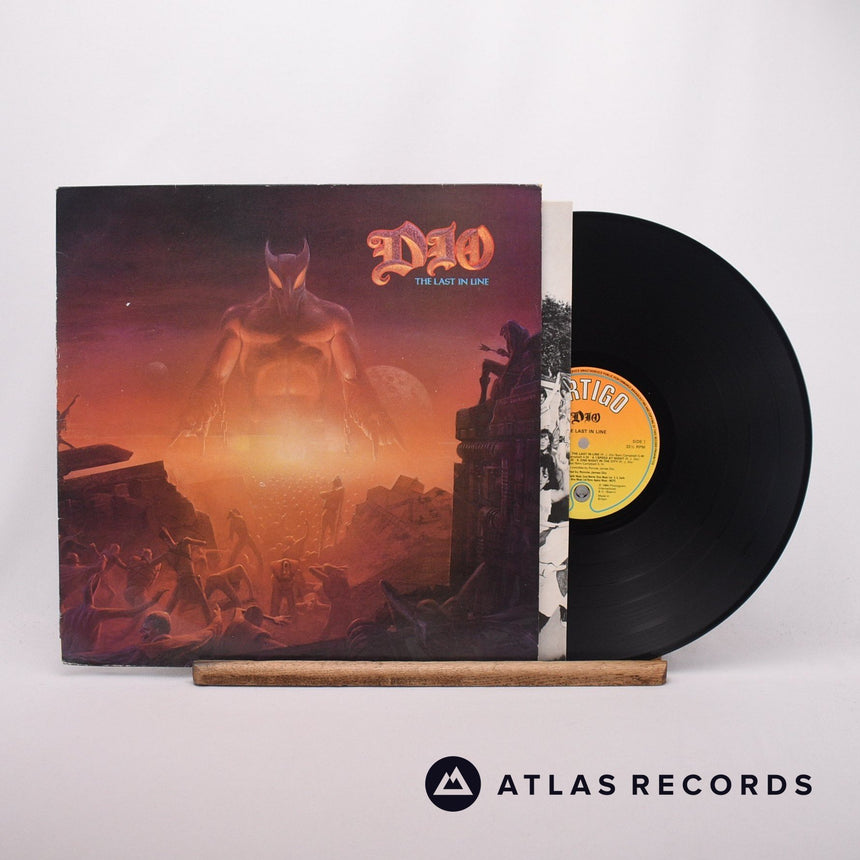 Dio The Last In Line LP Vinyl Record - Front Cover & Record