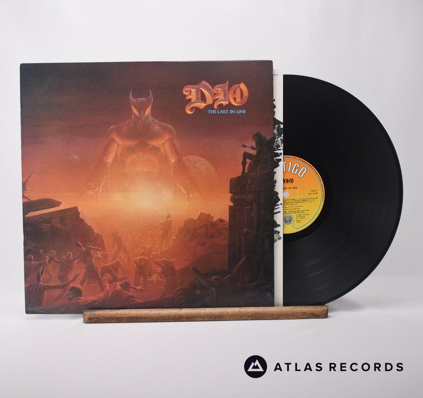 Dio The Last In Line LP Vinyl Record - Front Cover & Record