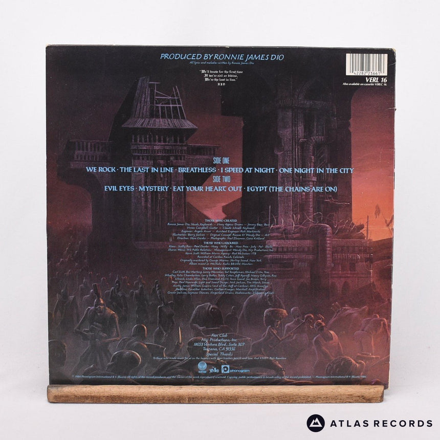 Dio - The Last In Line - A//1 B//1 LP Vinyl Record - EX/NM