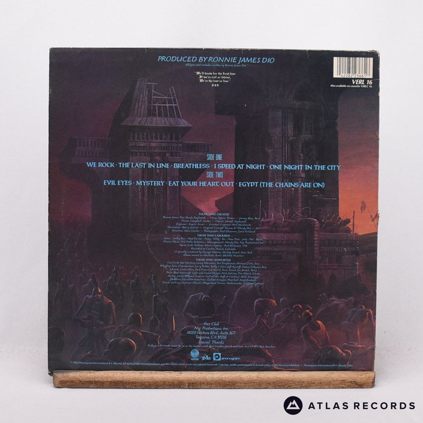 Dio - The Last In Line - A//1 B//2 LP Vinyl Record - VG+/VG+