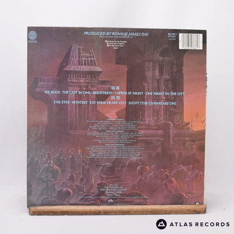 Dio - The Last In Line - Greece 1A 1B LP Vinyl Record - VG+/EX