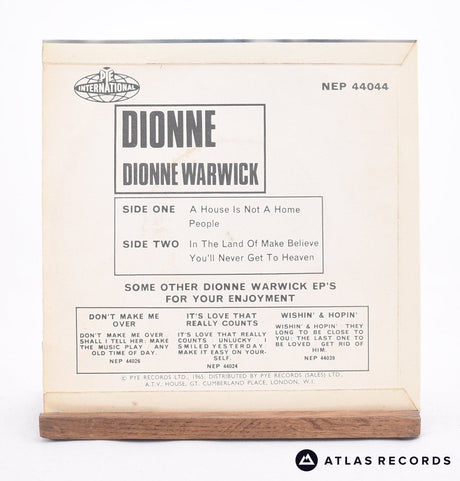 Dionne Warwick - Dionne - 7" EP Vinyl Record - EX/VG+