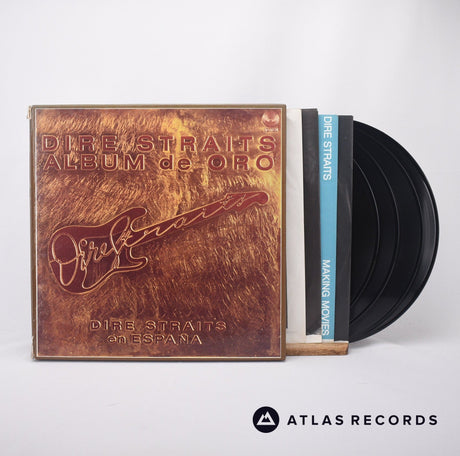 Dire Straits Album De Oro 4 x LP Vinyl Record - Front Cover & Record