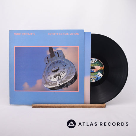 Dire Straits Brothers In Arms LP Vinyl Record - Front Cover & Record