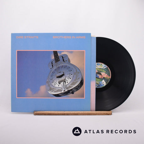 Dire Straits Brothers In Arms LP Vinyl Record - Front Cover & Record