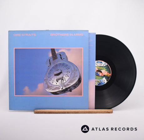 Dire Straits Brothers In Arms LP Vinyl Record - Front Cover & Record