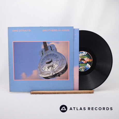 Dire Straits Brothers In Arms LP Vinyl Record - Front Cover & Record