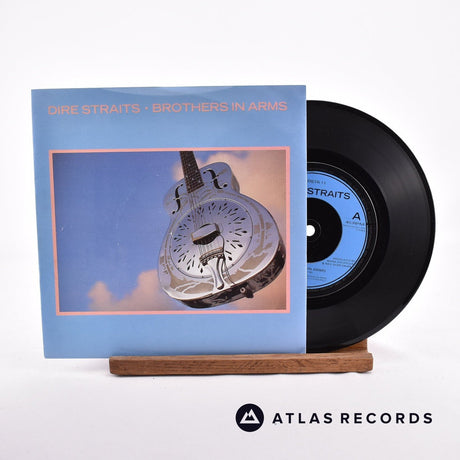 Dire Straits Brothers In Arms 7" Vinyl Record - Front Cover & Record