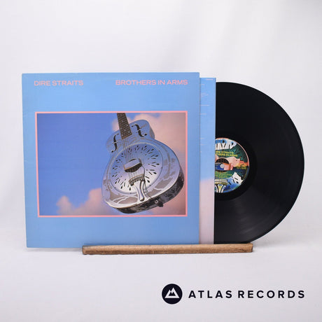 Dire Straits Brothers In Arms LP Vinyl Record - Front Cover & Record