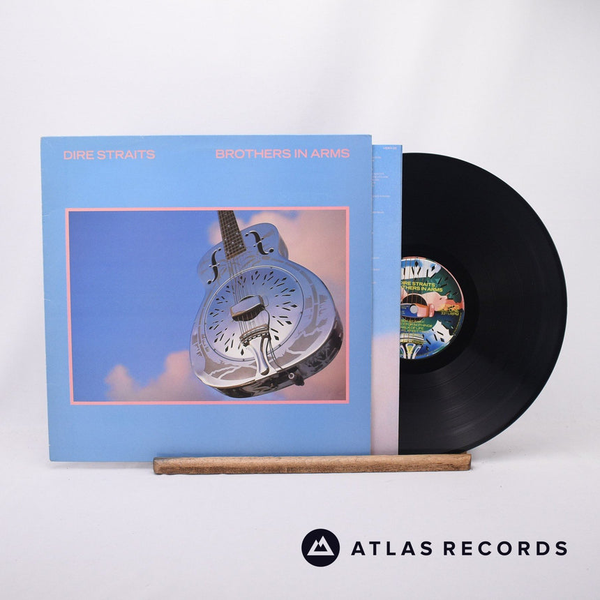 Dire Straits Brothers In Arms LP Vinyl Record - Front Cover & Record