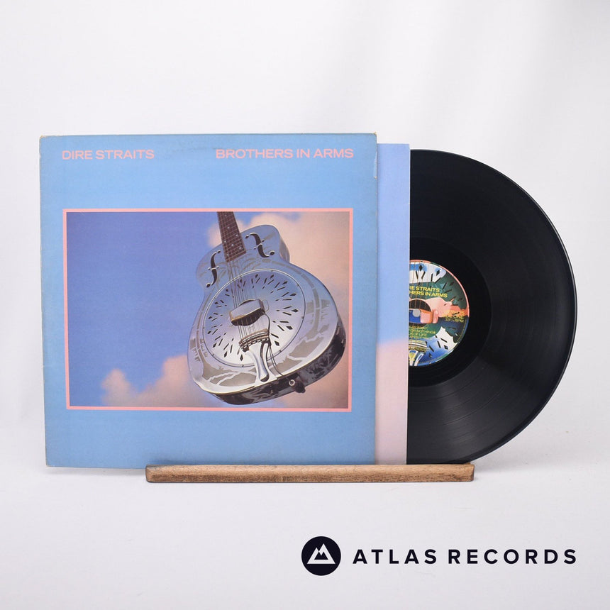 Dire Straits Brothers In Arms LP Vinyl Record - Front Cover & Record