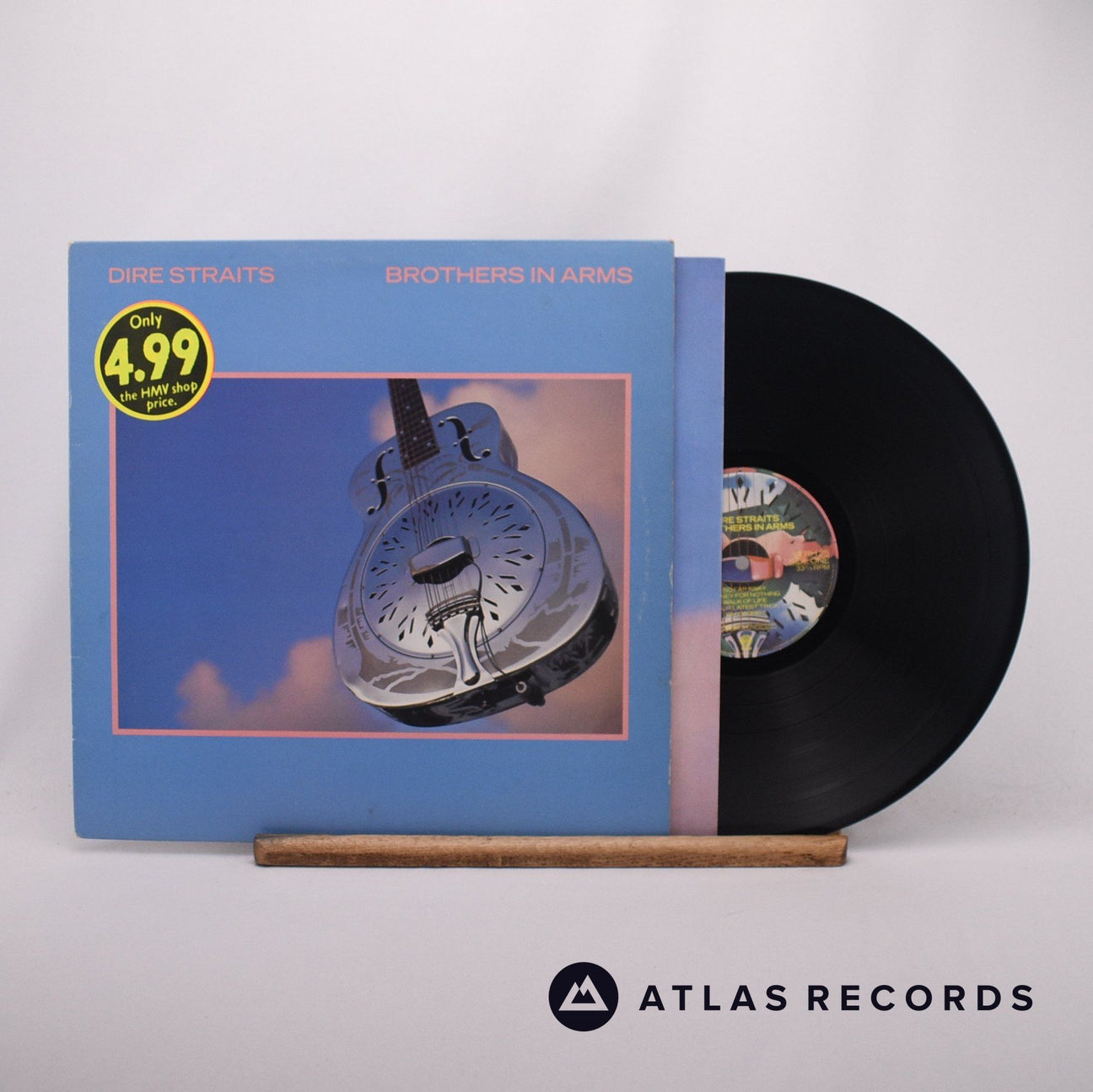 Dire Straits Brothers In Arms LP Vinyl Record - Front Cover & Record