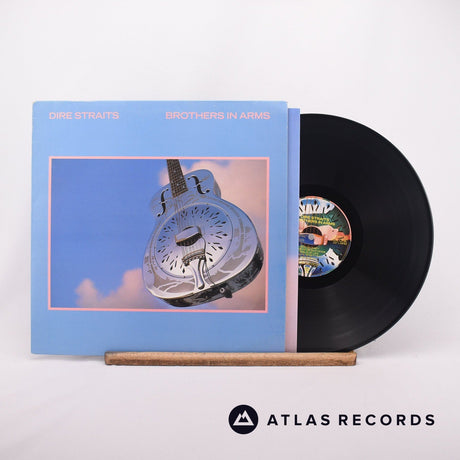 Dire Straits Brothers In Arms LP Vinyl Record - Front Cover & Record