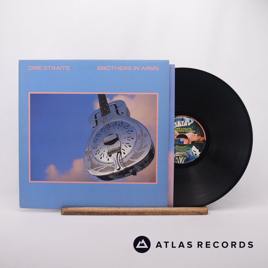Dire Straits Brothers In Arms LP Vinyl Record - Front Cover & Record