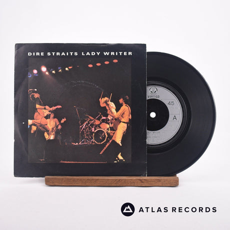 Dire Straits Lady Writer 7" Vinyl Record - Front Cover & Record