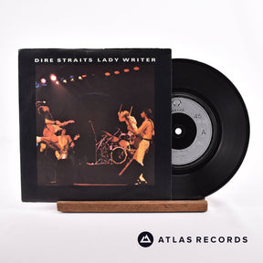 Dire Straits Lady Writer 7" Vinyl Record - Front Cover & Record