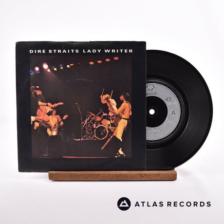 Dire Straits Lady Writer 7" Vinyl Record - Front Cover & Record