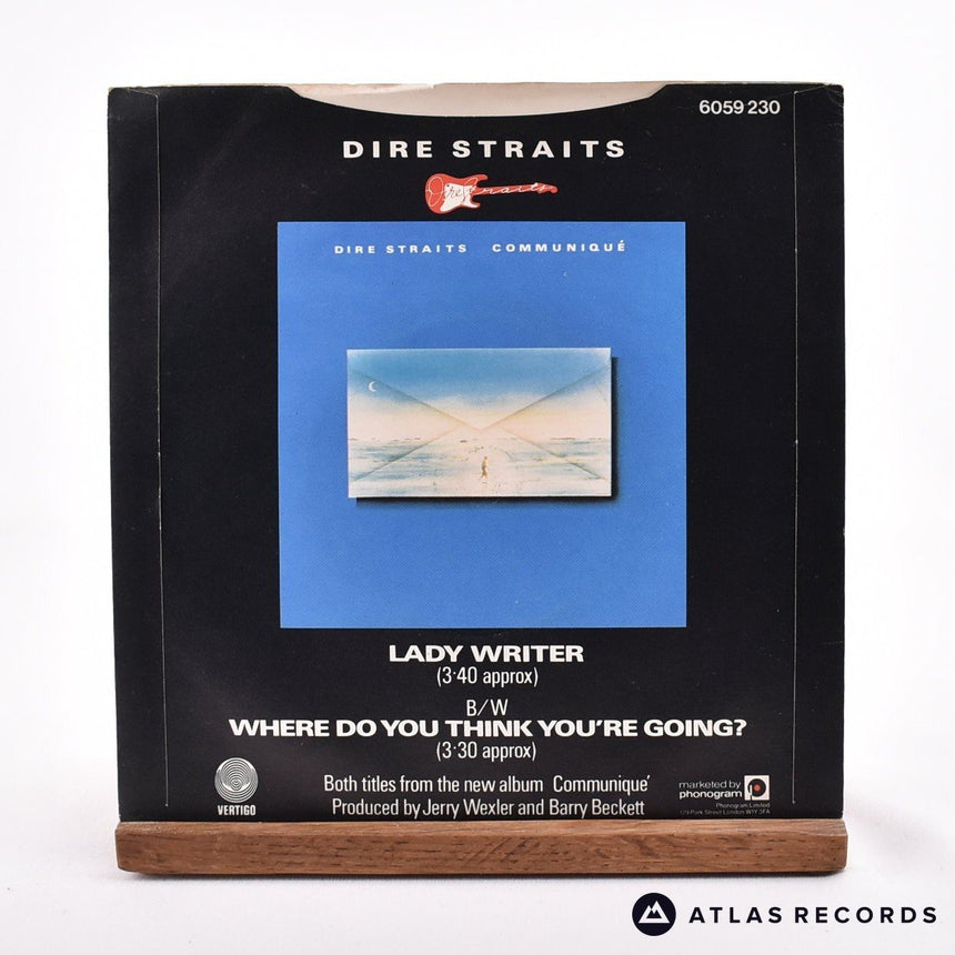 Dire Straits - Lady Writer - 7" Vinyl Record - VG+/EX