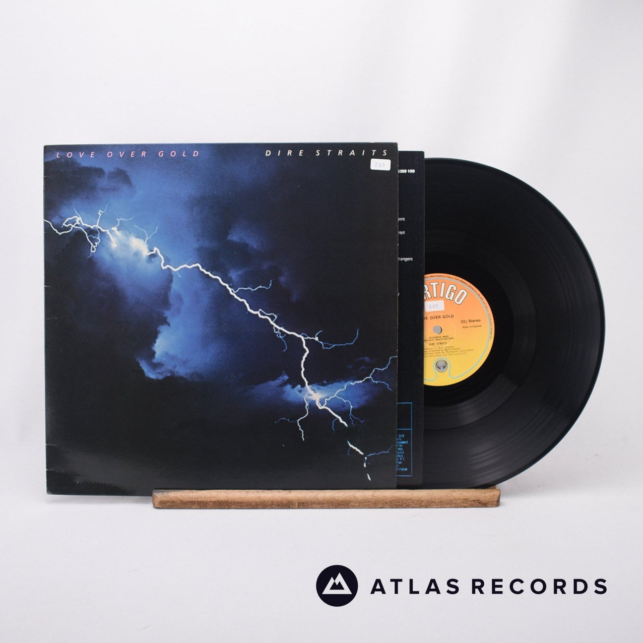 Dire Straits Love Over Gold LP Vinyl Record - Front Cover & Record