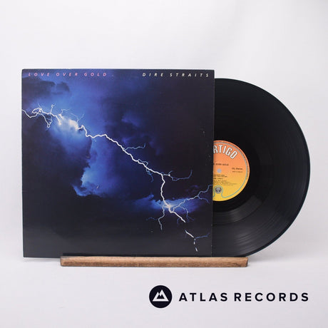 Dire Straits Love Over Gold LP Vinyl Record - Front Cover & Record