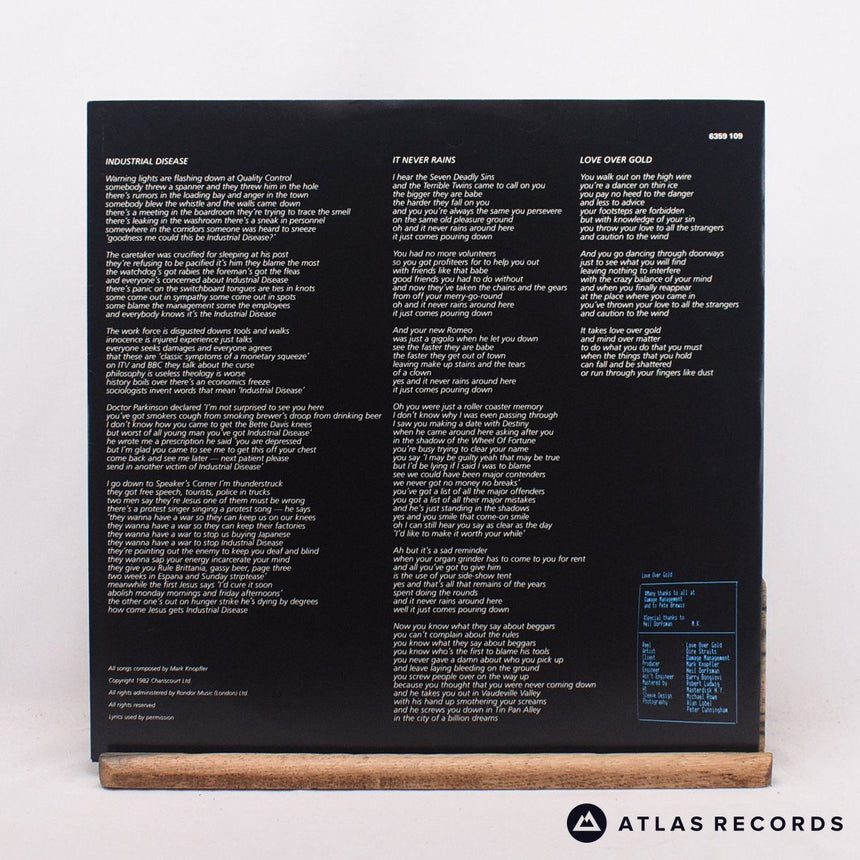 Dire Straits - Love Over Gold - Masterdisk A//2 B//2 LP Vinyl Record - EX/EX