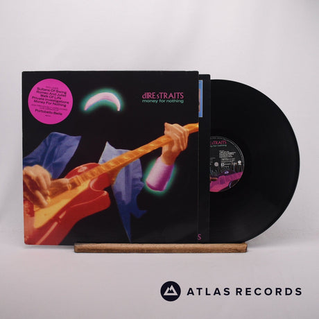 Dire Straits Money For Nothing LP Vinyl Record - Front Cover & Record