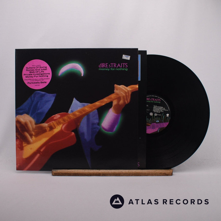 Dire Straits Money For Nothing LP Vinyl Record - Front Cover & Record