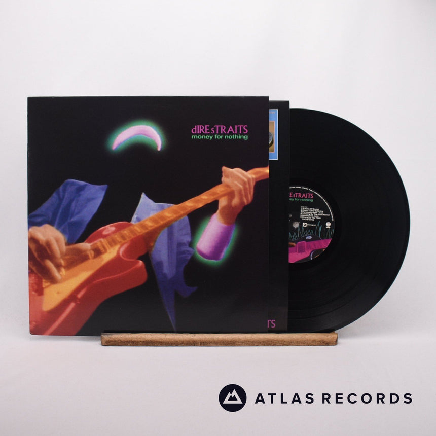 Dire Straits Money For Nothing LP Vinyl Record - Front Cover & Record