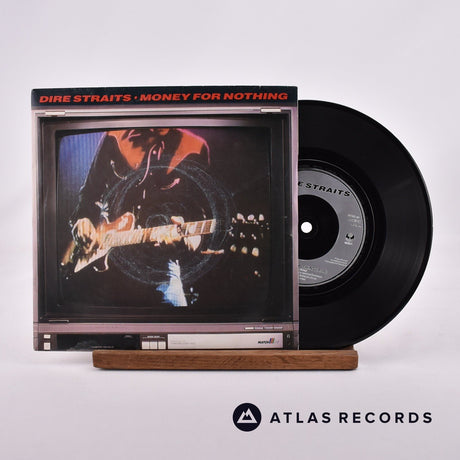 Dire Straits Money For Nothing 7" Vinyl Record - Front Cover & Record