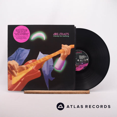 Dire Straits Money For Nothing LP Vinyl Record - Front Cover & Record