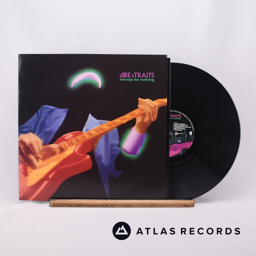 Dire Straits Money For Nothing LP Vinyl Record - Front Cover & Record