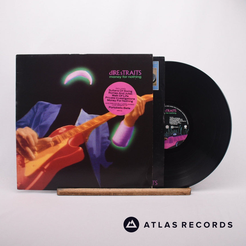 Dire Straits Money For Nothing LP Vinyl Record - Front Cover & Record