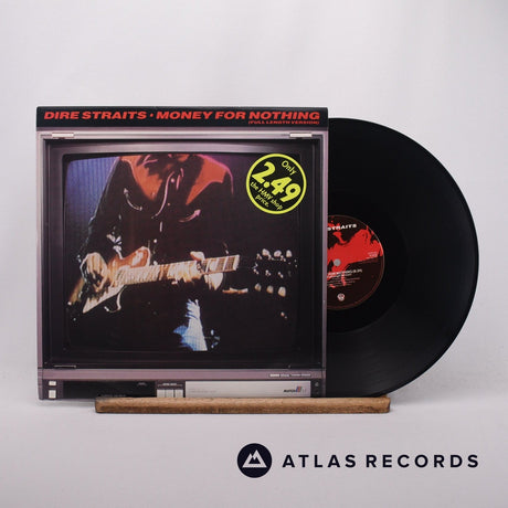 Dire Straits Money For Nothing 12" Vinyl Record - Front Cover & Record