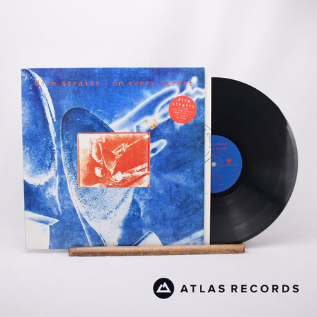 Dire Straits On Every Street LP Vinyl Record - Front Cover & Record